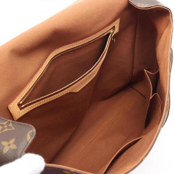 LOUIS VUITTON Brown Monogram Leather Shoulder Bag - Picture 4 of 11